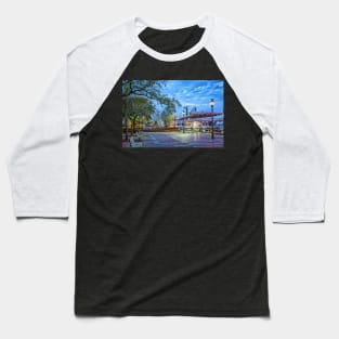 River Street Savannah Georgia Baseball T-Shirt